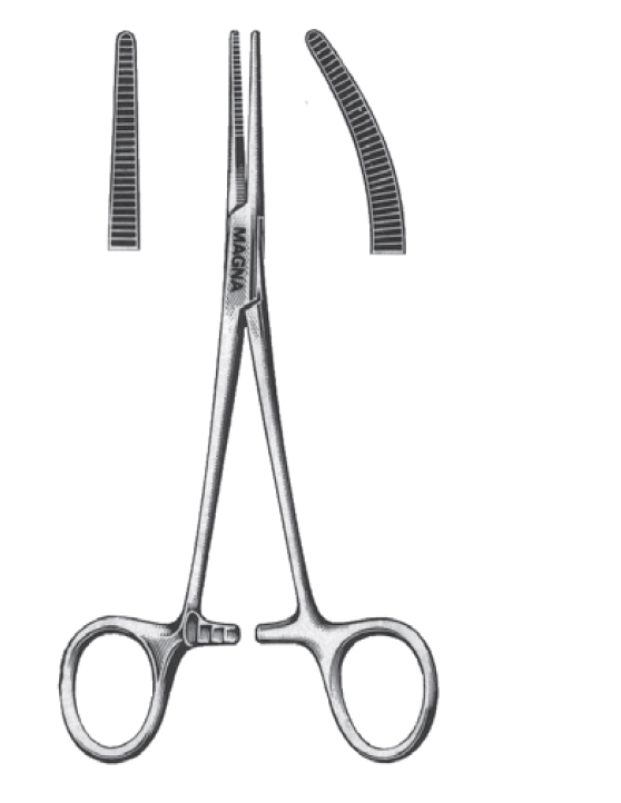 Jarcho Vulsellum Forceps, S-Shaped, 8" (20.0 Cm)
